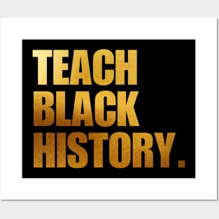 Teach Black History Teachers Posters and Art